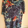 Mens Tommy Hilfiger crew neck t shirt floral hawaii palm tree Size small mens boys Image 3