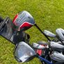 Full set of golf clubs, driver, bag & trolley Image 2