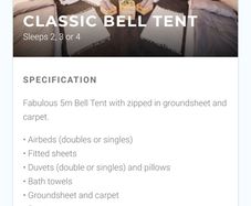 All together now 4 person boutique tent