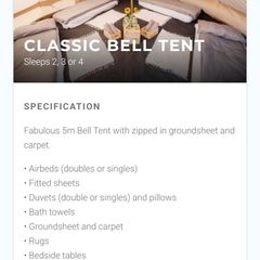 All together now 4 person boutique tent