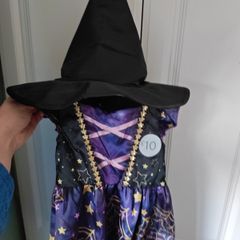 girls witch Halloween costume