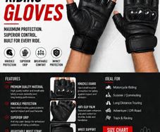 cowhide leather gloves