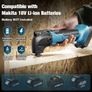 Cordless Oscillating Multi-Tool for makita 18V Battery (NO Battery) Oscillating Kit with 6 Variable Speeds for Removing, Scraping, Cutting with 23 Accessories Image 3