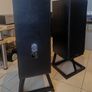 mordaunt short MS 45 Ti stereo speakers Pair with stands like new Image 3