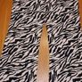 New Motel Rocks Zoven Trouser In 90's Zebra Black And White Image 4