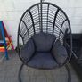 Large Hanging Egg Chair with Cushions Image 2