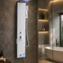 5-in-1 Stainless Steel Shower Panel with LED Rainfall and Waterfall Functions Image 2