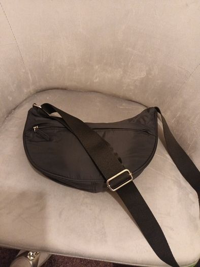 Lightweight black handbag