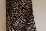 new designer maxi dress leopard print with tag