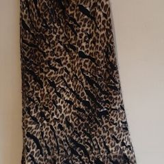 new designer maxi dress leopard print with tag