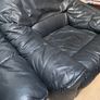 4x Black single Seat sofa chairs Image 2
