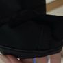 Mango Kids Black Coated Faux Leather Look Jeans - Size XS / Teen Image 7