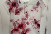 [clothes for adults] Lovely floral short sleeved top by Orsay size M (10)