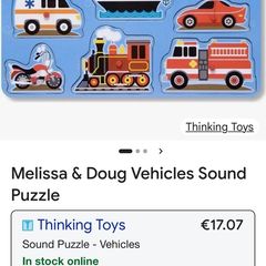 Melissa and Doug Sound Puzzle