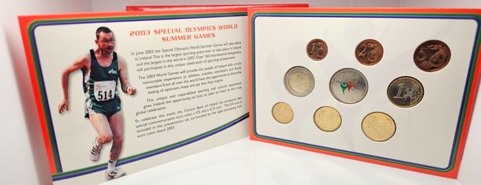 Ireland 2003 Special Olympics Wold Games Coin Set Central Bank of Ireland