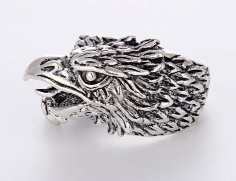 Men's Stainless Steel Eagle Ring