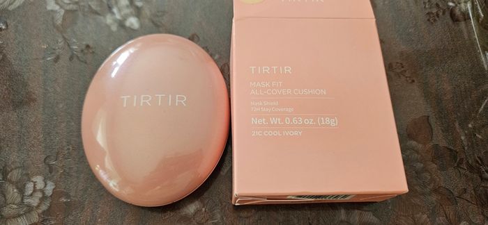 K-Beauty Tir Tir Mask Fit All-Cover Cushion Foundation in 21C Cool Ivory