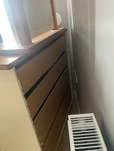 Chest of Drawers and Mirror