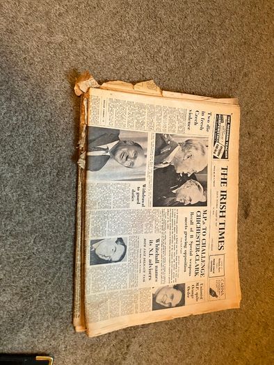 Vintage Irish Newspapers