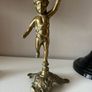 Vintage Solid Brass Candle Holders Image 4