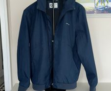 Mens Hooded Navy Jacket from Jack & Jones. Size Small