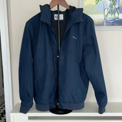 Mens Hooded Navy Jacket from Jack & Jones. Size Small