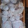 24 piece Retro tea set red and white Image 8