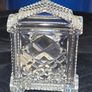 Waterford Crystal Mantel Clock Signed Crystal Only Broken Movement Image 2