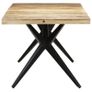 Dining Table 160x80x76 cm Rough Mango Wood Image 4