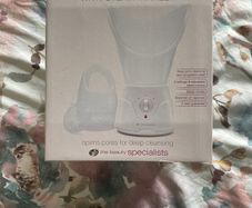 Facial sauna with steam inhaler
