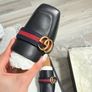 Gucci GG Slides  Black Leather (Size 35.5) Image 3