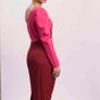 Lollies One-shoulder Puffed Maxi Dress Image 2