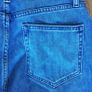 New with tags Lands End ladies blue stretch fabric jeans UK 10 Image 5