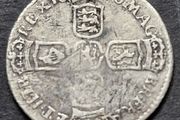 William lll (1694-1702) Six Pence 1696 Coin  VERY RARE