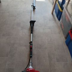 as new garden care long reach hedge trimmer