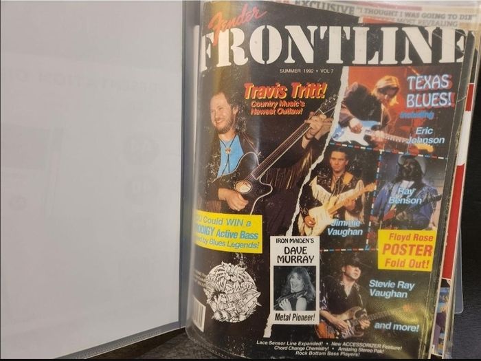 Ozzy Osbourne Etc. Vintage Collection of Rock Guitar Magazines (Incl. 1 Sealed) - Two Binders Full