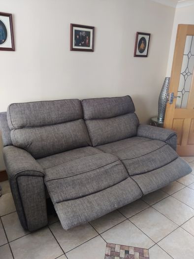 Two reclining sofas