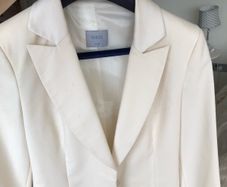 Ladies cream suit