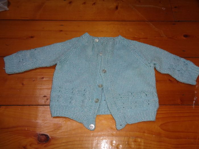 Hand Knitted Baby Cardigan for Sale