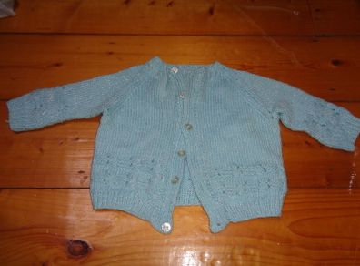 Hand Knitted Baby Cardigan for Sale