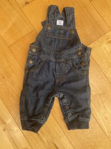 Polarn O Pyret Baby 56 cm denim dungarees up to 3 minths
