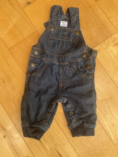 Polarn O Pyret Baby 56 cm denim dungarees up to 3 minths