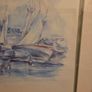 "Le Mont St Michel Maree Basse" Signed Watercolour framed Image 5