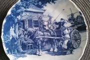 Vintage Delfts Blauw Plate The Wedding Cart