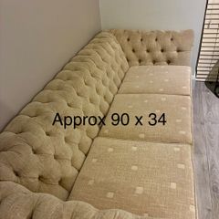 3 seater chesterfield sofa