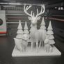 Christmas Reindeer Fox Rabbit Forest Image 2