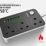 New Power Strip with 3 AC Sockets + 6 USB Ports Image 3