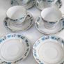 BCL FOREIGN Blue and White fine bone china wtih gold trim Image 8