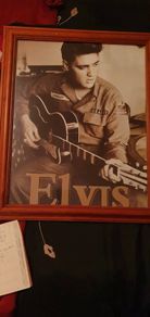 Elvis Presley Wooden Framed Picture