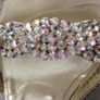 Gina Crystal and Leather Evening Sandals Image 3